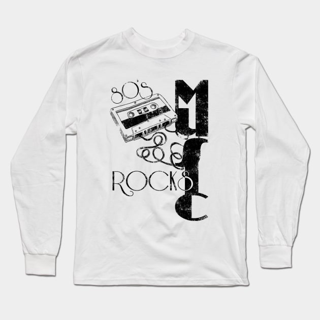 80's Music Rock's Long Sleeve T-Shirt by Vitalitee